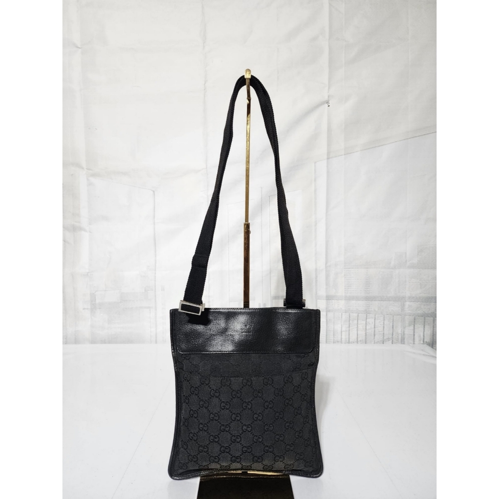 Gucci GG Canvas Crossbody Bag Black
